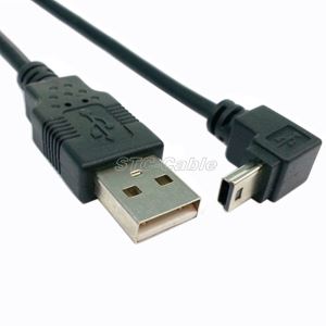 USB 2.0 A til nedadgående vinkel Mini B kabel